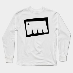 Abstract Shape Doodle Art Long Sleeve T-Shirt